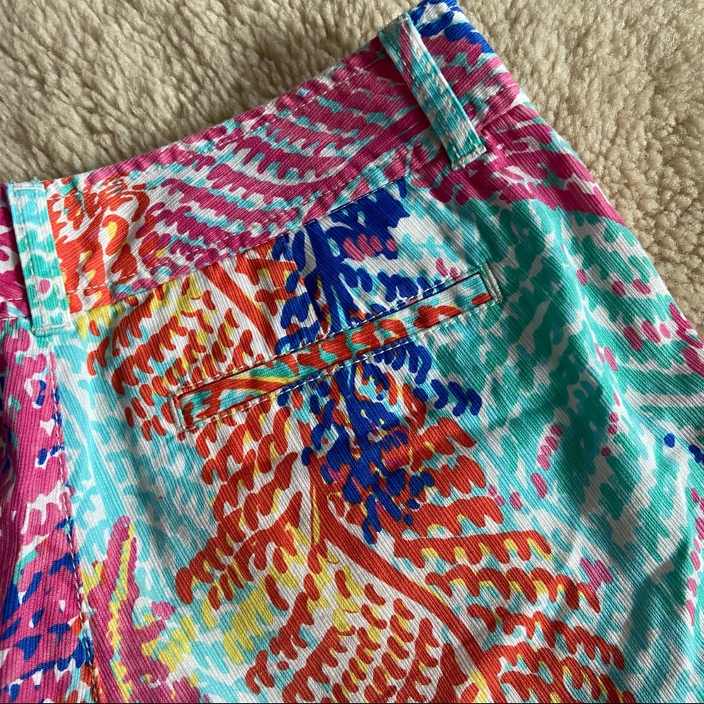 Lilly Pulitzer Callahan Coral Shorts size 0 - Picture 5 of 5
